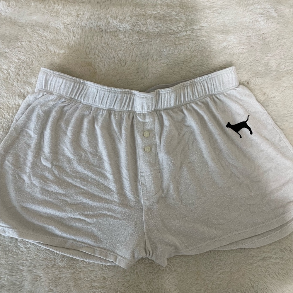 Pink/ VS White Shorts
